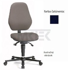 ESD stolička BASIC 2 Plus, synchrónna technológia, modrá
