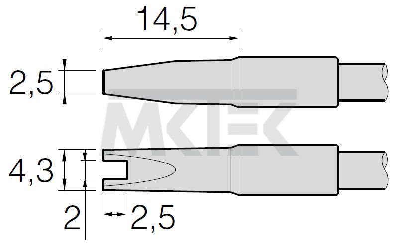 Spájkovací hrot JBC C245-758 Special
