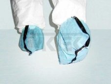 Jednorázový ESD návlek na obuv s vodivým pásikom