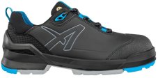 ESD bezpečnostné poltopánky TARAVAL BLACK/BLUE LOW S3L, čierne