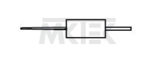 Spájkovací hrot MT 302, round, D: 0.4 mm