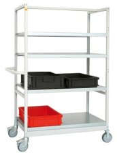 ESD Policový vozík 1030 x 600 x 1660 mm