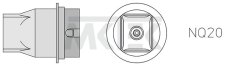 Dýza WELLER, NQ-20, 14.8 x 14.8 mm