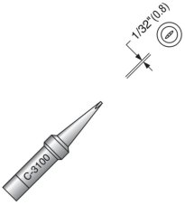 Spájkovací hrot C-3100-8 Plato