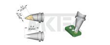 Spájkovací hrot JBC R245-003, D: 0.8 mm