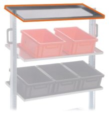 Polica 925 x 405 mm pre ESD policový vozík 1040 x 540 x 1280 mm