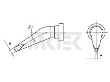 LT HX Spájkovací hrot 0.8mm