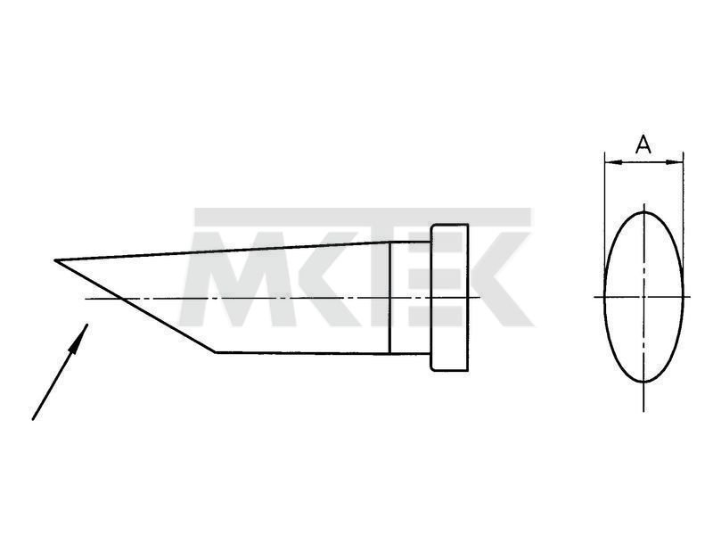 LT BB 60° Spájkovací hrot 2,4mm