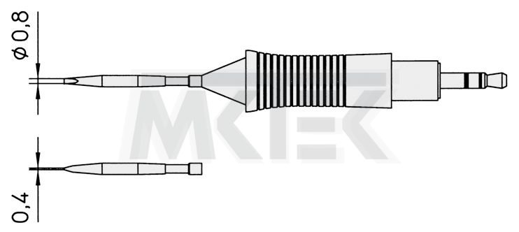 Spájkovací hrot RTM 008 S MS