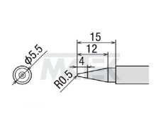 Spájkovací hrot GOOT PX-2RT-B