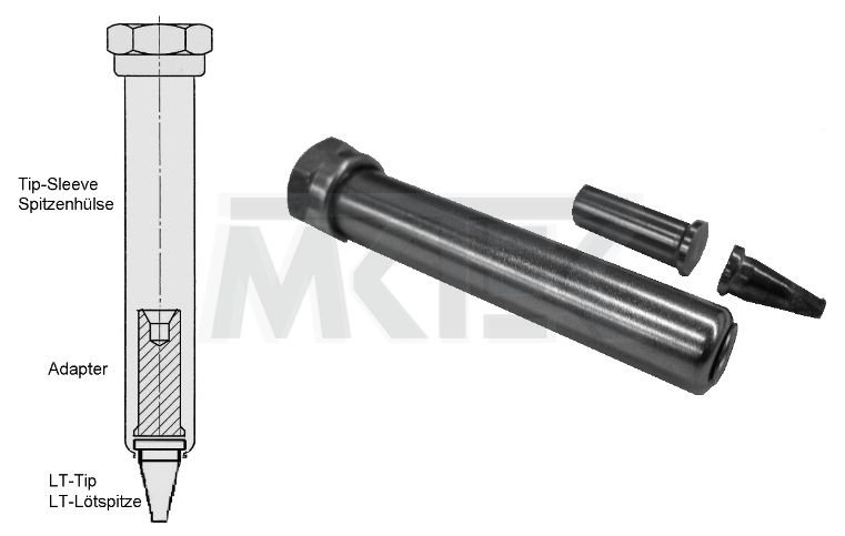 PT9-LT adapter, 480, tip sleeve