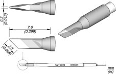Spájkovací hrot C210033 JBC