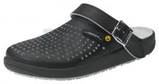 ESD Clogs, profesionálna obuv rubber, čierna, 5310
