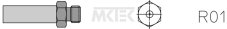 R-01-Measuring nozzle, for thermocouple