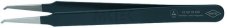 ESD precízna pinzeta, zahnuté hroty, 120 mm