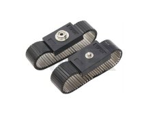 ESD kovový náramok 10mm čierny