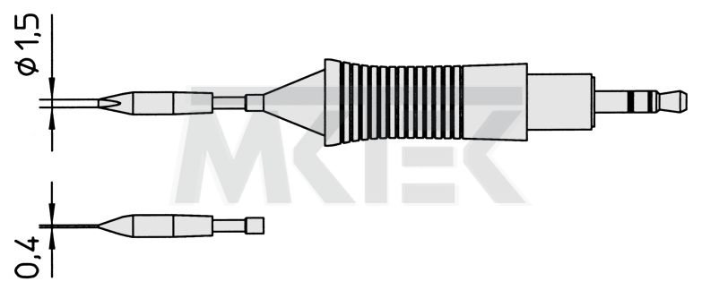 Spájkovací hrot RTM 015 S MS