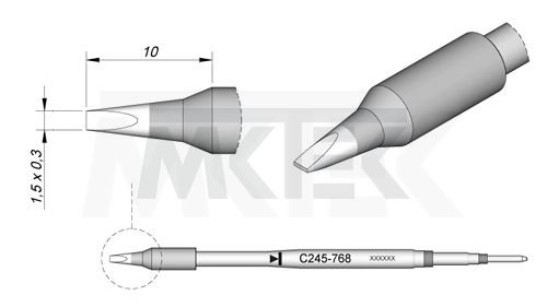 Spájkovací hrot JBC C245-768 Special