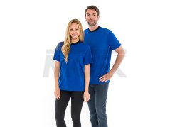 ESD tričko s okrúhlym výstrihom, kráľovská modrá, čierny golier, SafeGuard