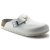 ESD clog BOSTON, prírodná koža, biely