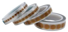 Kaptonové, Polyimidové bodky, 1000 kusov, D: 9 mm