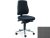 ESD Stolička COMFORT PLUS SUPERTEC, koženka, sivá