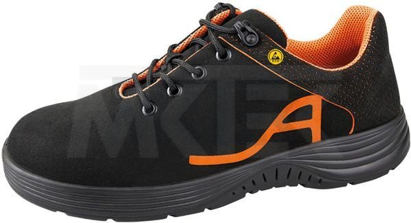 ESD profesionálne topánky 7131150, x light, čierne a oranžové