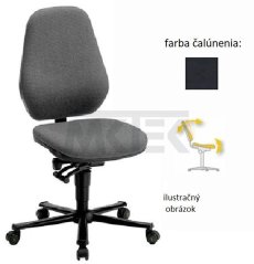ESD stolička BASIC 2 so sklonom sedadla, trvalo vodivá, imitácia kože