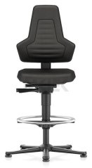 ESD stolička NEXXIT 3, Supertec, čierna, bez rukovätí