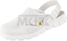 ESD Clogs, ľahká profesionálna obuv Dynamic, biela