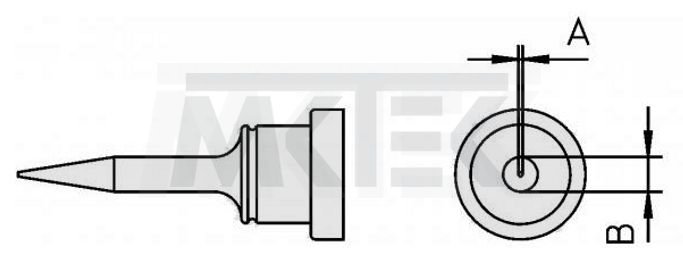 LT 1SCNW Spájkovací hrot 0.3 x 0.1 mm