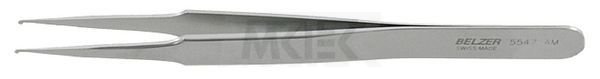 SMD pinzeta z nehrdzavejúcej ocele, s drážkovanými hrotmi 45°, 120 mm