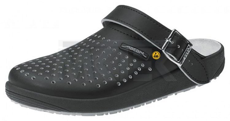 ESD Clogs, profesionálna obuv rubber, čierna, 5310
