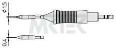 Spájkovací hrot RTM 015 S MS