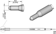 Spájkovací hrot C245688 JBC