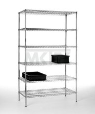 ESD drôtený regál 457x907x2000mm, 6 políc