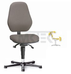 ESD stolička BASIC 1, synchrónna technológia, sivá