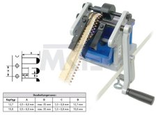 Zariadenie VARIOCUT 12,7 mm na strihanie radiálnych súčiastok