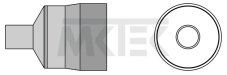 TNR 70 barrel nozzle, Hot air round nozzle