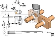 JBC špeciálny spájkovací hrot C470042