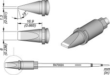 Spájkovací hrot R470024 JBC