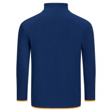 ESD Fleecová bunda na dlhý zips, tmavomodrá/oranžová, Safeguard