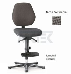 ESD stolička BASIC 3, trvalo vodivá, sivá