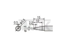 Spájkovací hrot GOOT PX-2RT-1.6D