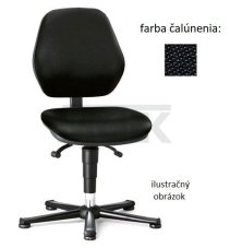 ESD stolička BASIC 1, trvalo vodivá, čierna