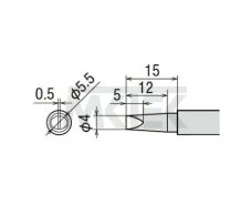 Spájkovací hrot GOOT PX-2RT-4D