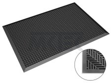 ESD podlahová čierna rohož 1250x950x14mm, bublinkový povrch