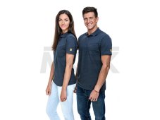 ESD polokošeľa, tmavošedá, SafeGuard PRO