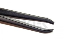 ESD čierna plastová pinzeta 93304