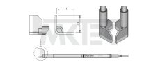 Spájkovací hrot JBC C420-280, QFP/PLCC